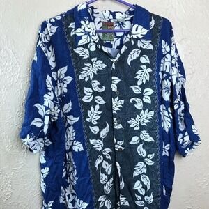 Pineapple‎ Connection Short Sleeve Hawaiian Mens size XL